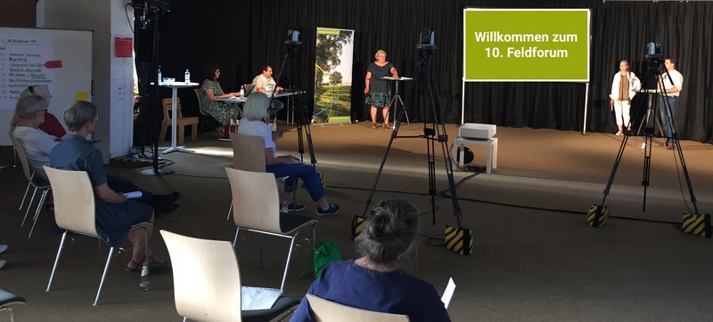 Aufzeichnungssituation des Feldforums in der Zollgarage