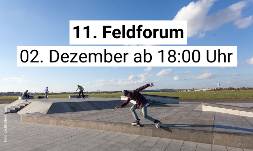 Skater an der Vogelfreiheit auf dem Tempelhofer Feld