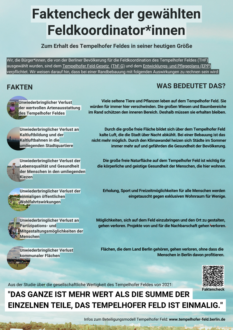 Poster THF Faktencheck